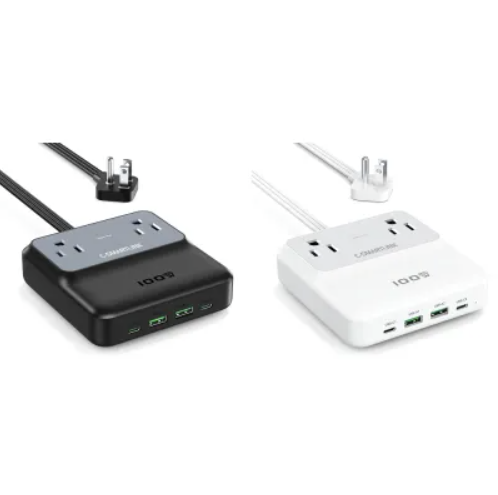 PS1006 100W 多端口电源插插，配备 1.5 米交流线